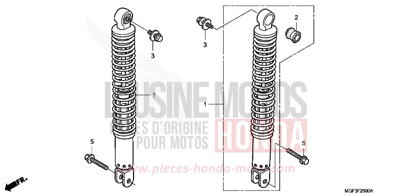 COUSSIN ARRIERE de SILVER WING SWORD SILVER METALLIC (NHA95) de 2011